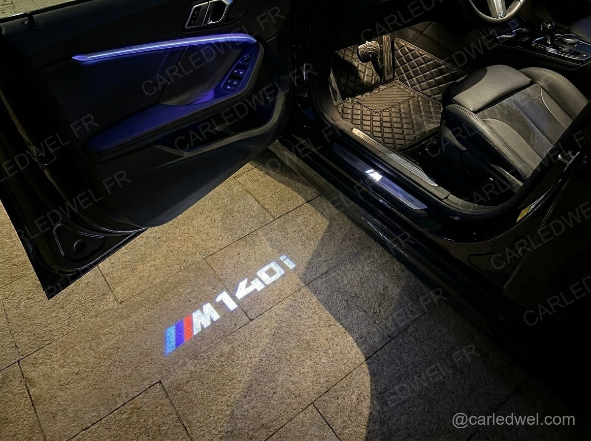 2 Projecteurs de porte LED BMW M140i – Logo lumineux Plug&Play