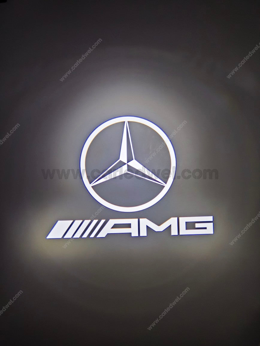 2x LED-Türprojektoren kompatibel für Mercedes AMG (PLUG&PLAY)