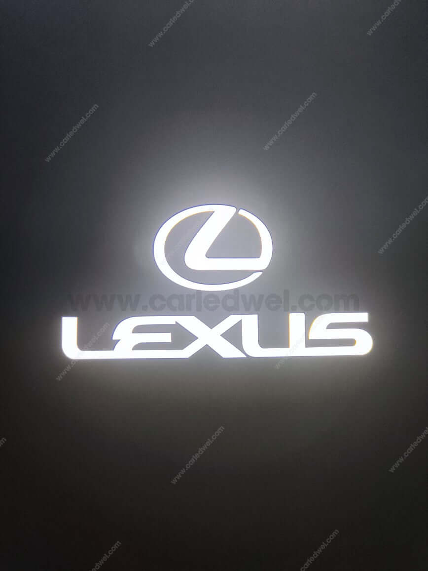 2x Projecteurs de porte Led compatible pour LEXUS (PLUG&PLAY)