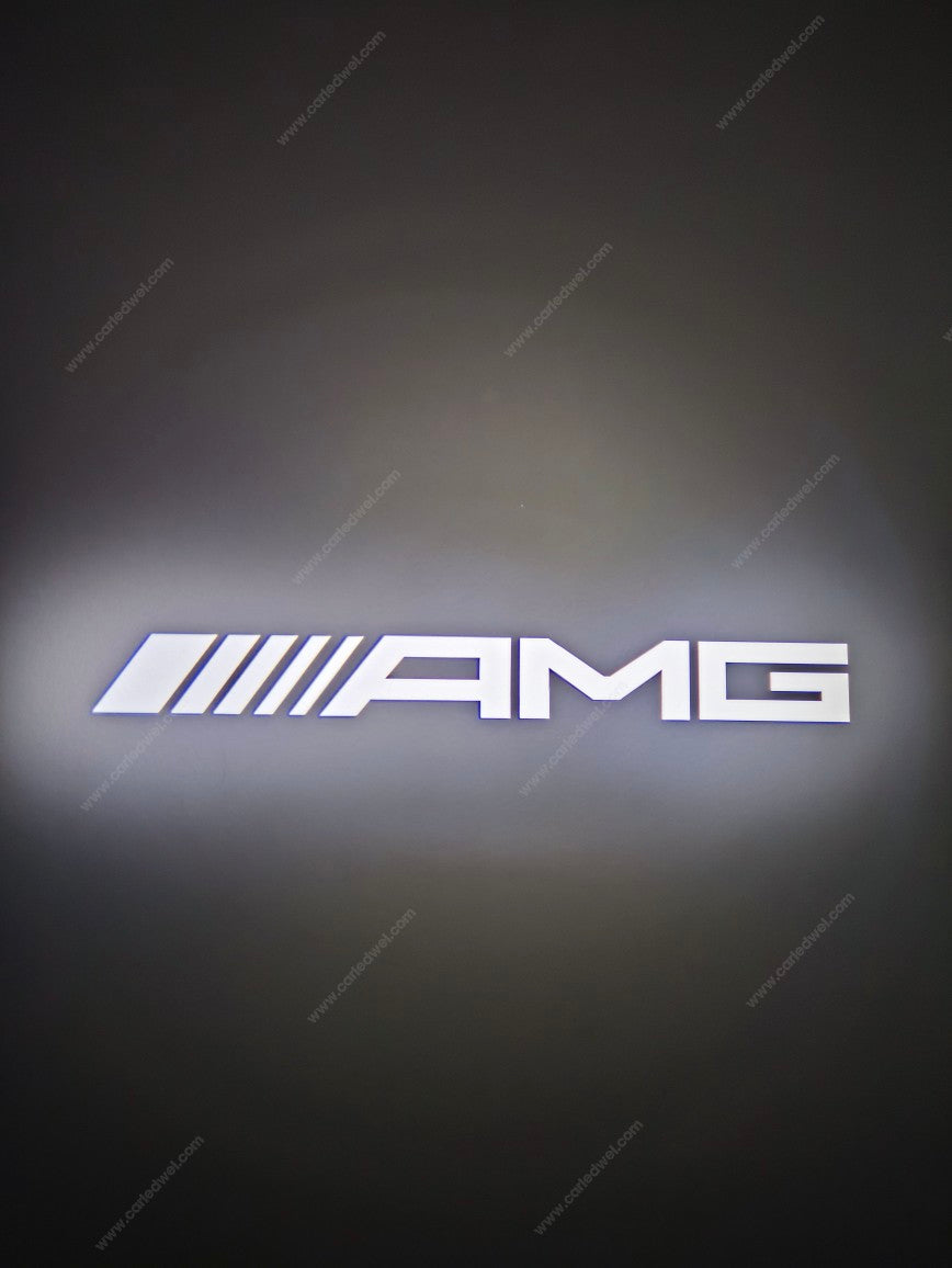 2x Projecteurs de porte LED Dynamic compatible pour Mercedes Star AMG (PLUG&PLAY)