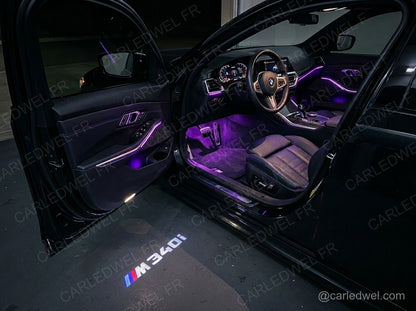 2 Projecteurs de porte LED BMW M340i – Logo lumineux Plug&Play