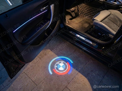 2 Projecteurs de porte BMW 50 Anniversaire – Logo lumineux Plug&Play