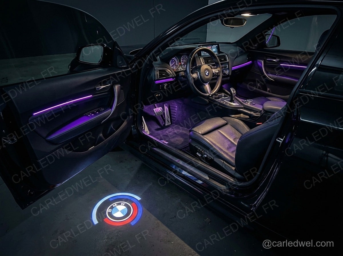 2 Projecteurs de porte BMW 50 Anniversaire – Logo lumineux Plug&Play