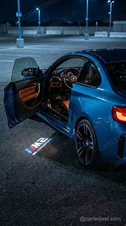 2 Projecteurs de porte LED BMW M2 Competition – Logo lumineux Plug&Play