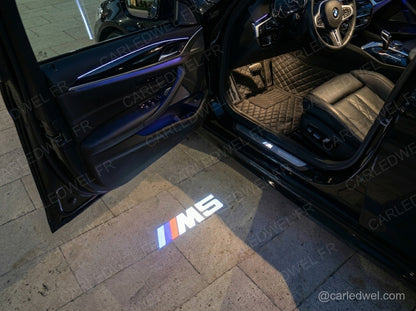 2 Projecteurs de porte LED BMW M5 – Logo lumineux Plug&Play