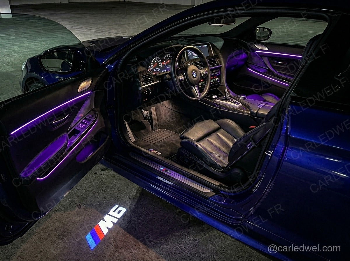 2 Projecteurs de porte LED BMW M6 – Logo lumineux Plug&Play