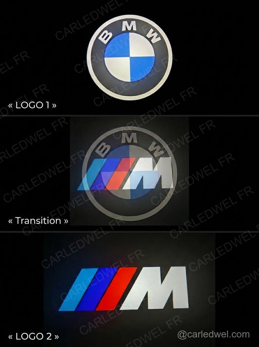 2 Projecteurs de porte LED Dynamic BMW Classic – Logo animé Plug&Play