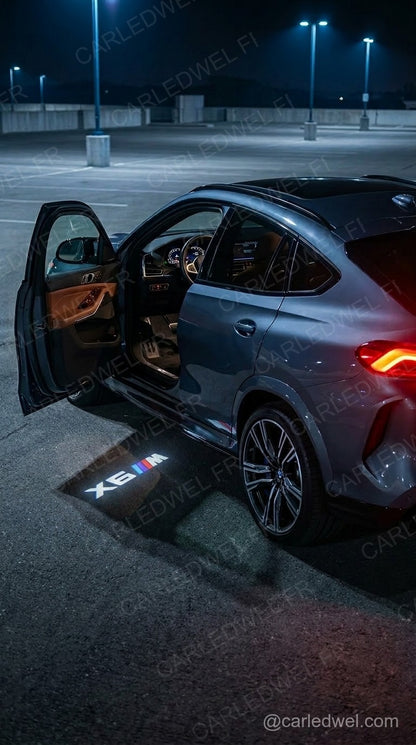 2 Projecteurs de porte LED BMW X6 – Logo lumineux Plug&Play