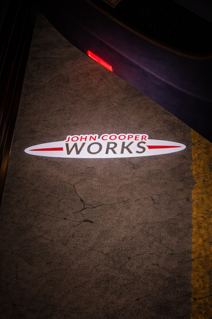 2x LED-Türprojektoren kompatibel mit Mini John Cooper Works (JCW) (PLUG&PLAY)