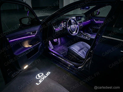 2 Projecteurs de porte Lexus – Logo lumineux Plug&Play