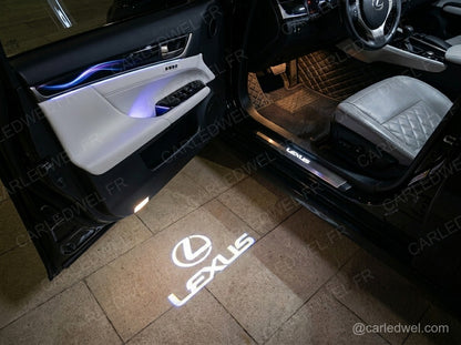 2 Projecteurs de porte Lexus – Logo lumineux Plug&Play