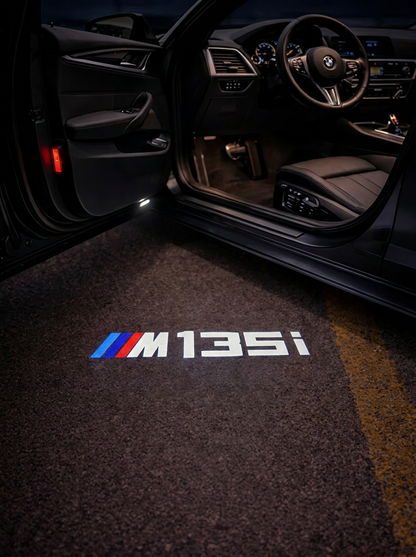 2 Projecteurs de porte LED BMW M135i – Logo lumineux Plug&Play