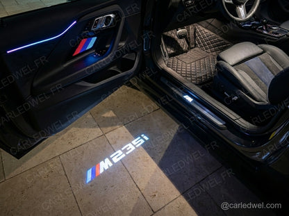2 Projecteurs de porte LED BMW M235i – Logo lumineux Plug&Play