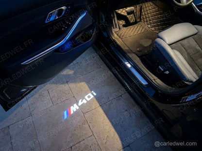 2 Projecteurs de porte LED BMW M40i – Logo lumineux Plug&Play
