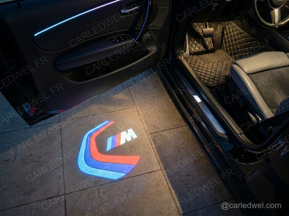 2 Projecteurs de porte BMW M Sport 50 Anniversaire – Logo lumineux Plug&Play