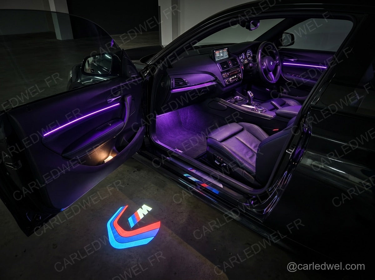 2 Projecteurs de porte BMW M Sport 50 Anniversaire – Logo lumineux Plug&Play