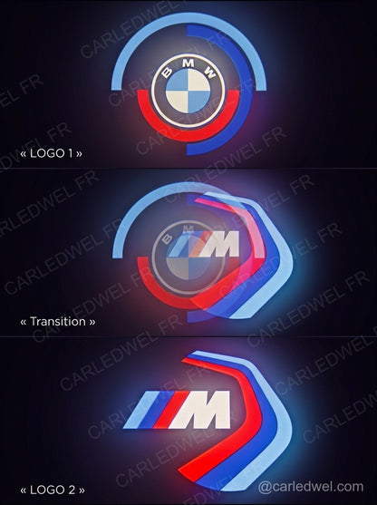 2 Projecteurs de porte LED Dynamic BMW 50th – Logo animé Plug&Play