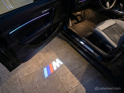 2 Projecteurs de porte BMW M Sport – Logo lumineux Plug&Play