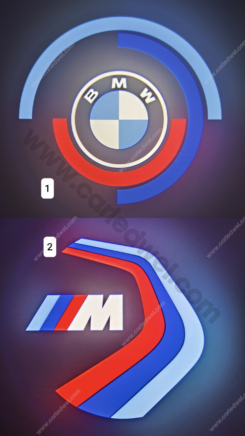 2x dynamische LED-Türprojektoren kompatibel für BMW 50. (PLUG&amp;PLAY)