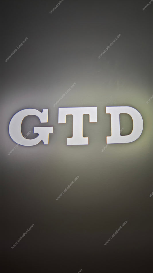 2x Projecteurs de porte Led compatible pour Golf GTD (PLUG&PLAY)