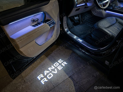 2 Projecteurs de porte LED Range Rover – Logo lumineux Plug&Play