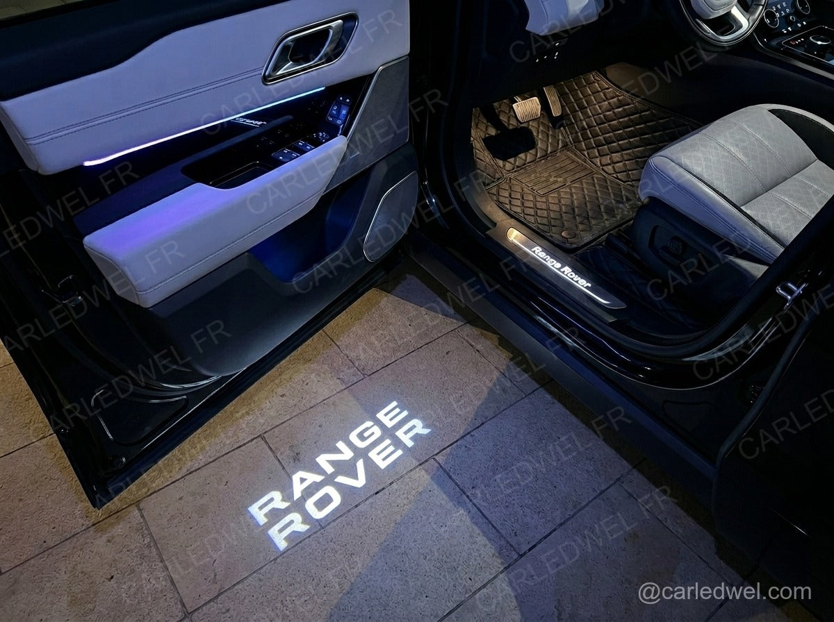2 Projecteurs de porte LED Range Rover – Logo lumineux Plug&Play