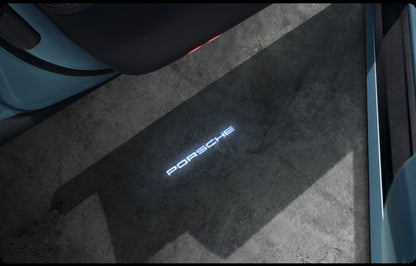 2x LED-Türprojektoren kompatibel für PORSCHE (Letter)