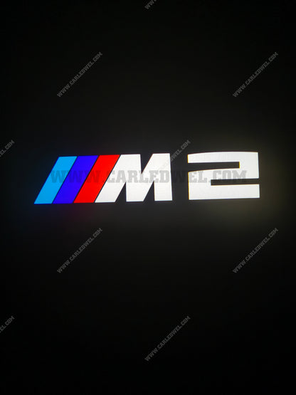 2 Projecteurs de porte LED BMW M2 – Logo lumineux Plug&Play
