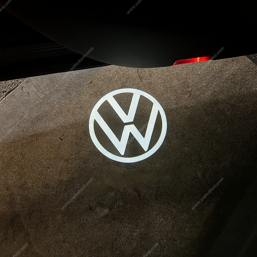 2x Projecteurs de porte Led compatible pour VW (PLUG&PLAY)