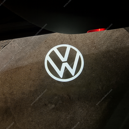 2x Projecteurs de porte Led compatible pour VW (PLUG&PLAY)