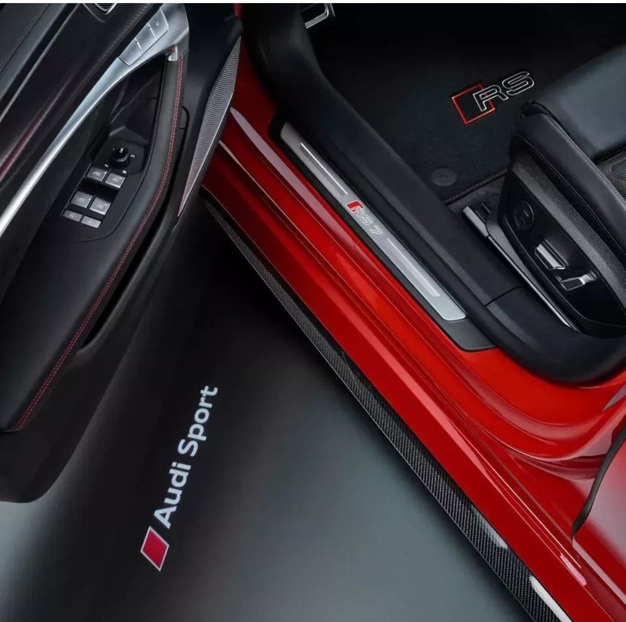 2x LED door projectors compatible with AUDI Sport (PLUG&PLAY)