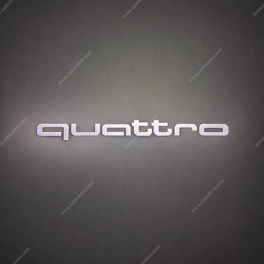 2x LED-Türprojektoren kompatibel mit AUDI QUATTRO (PLUG&PLAY)