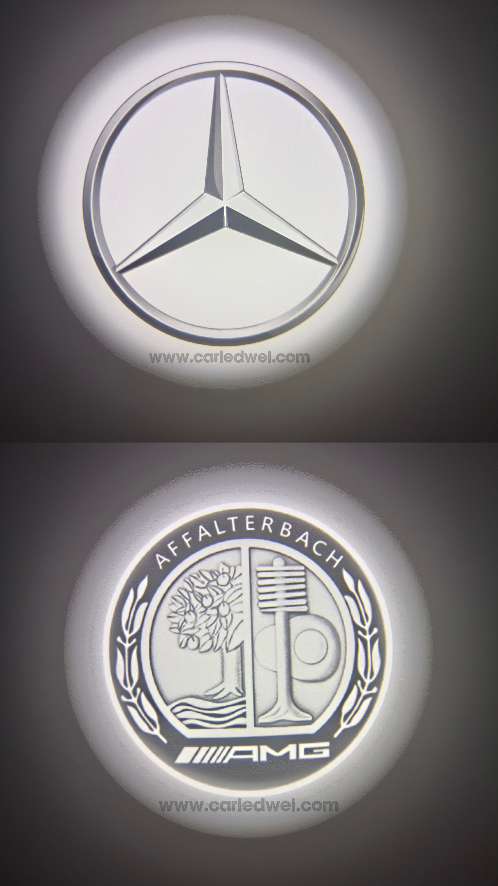 2x Projecteurs de porte LED Dynamic compatible pour Mercedes AMG (PLUG&PLAY)
