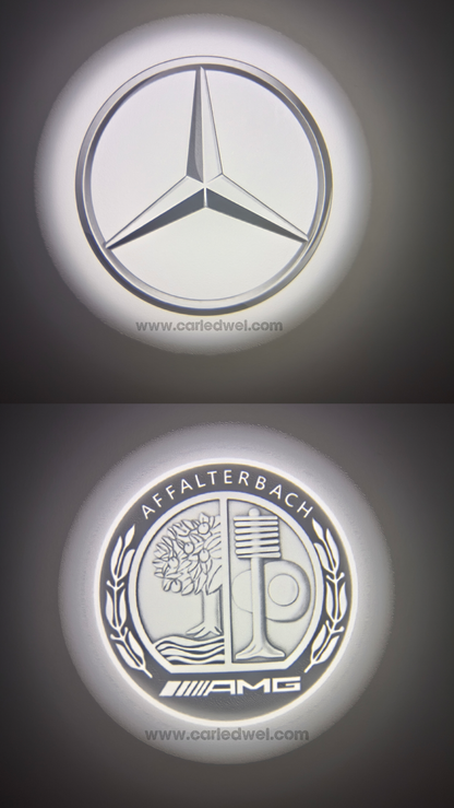 2x Projecteurs de porte LED Dynamic compatible pour Mercedes AMG (PLUG&PLAY)