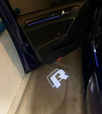 2x LED-Türprojektoren kompatibel für VW R (PLUG&PLAY)